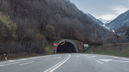  A21 tunnel du Mont-Chemin 